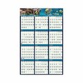House Of Doolittle Doolittle, RECYCLED EARTHSCAPES SEA LIFE SCENES REVERSIBLE WALL CALENDAR, 24 X 37, 2021 3969